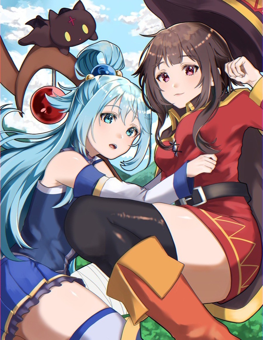 Daily Megu - 862: Also Aqua. join list: DailySplosion (827 subs)Mention History Source: .. Megumin's thighs tho