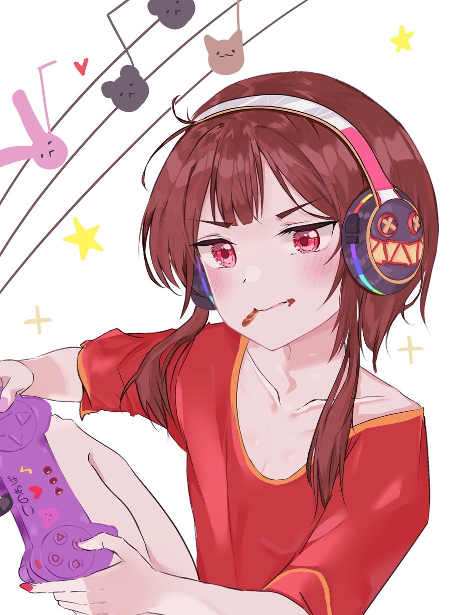 Daily Megu - 894: Gamer Megu. join list: DailySplosion (827 subs)Mention History Source: .. That headset looks pretty cool.
