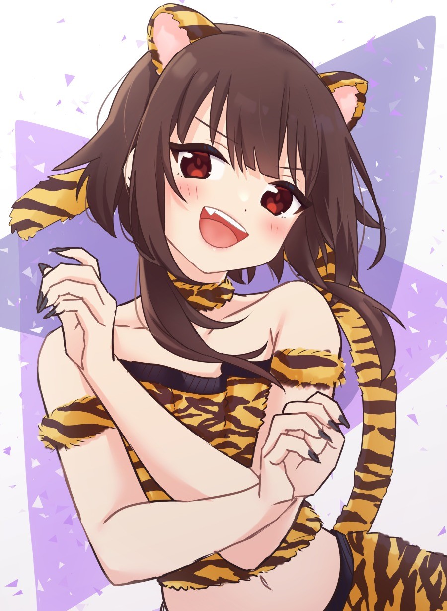 Daily Megumin - 1046: Tiger Megu. join list: DailySplosion (824 subs)Mention History Source: .