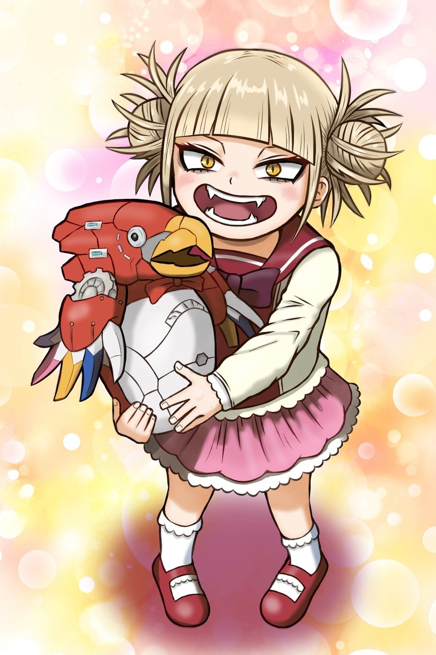 Daily Toga - 750: Smol Toga. join list: DailyToga (476 subs)Mention History Idk, probably a reference to something. - Source: .. The robot bird and Toga apparently have the same Japanese voice actress