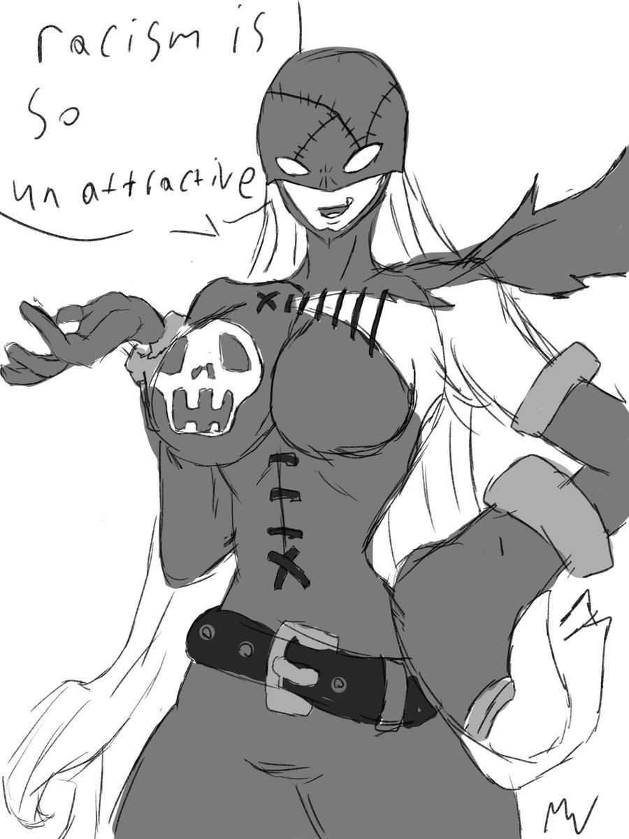 DailyDrawing day 101 lady devimon. thanks for putting up with my oc's for that last week. enjoy big tiddy digimon lady. and remember racism is bad join list: Su