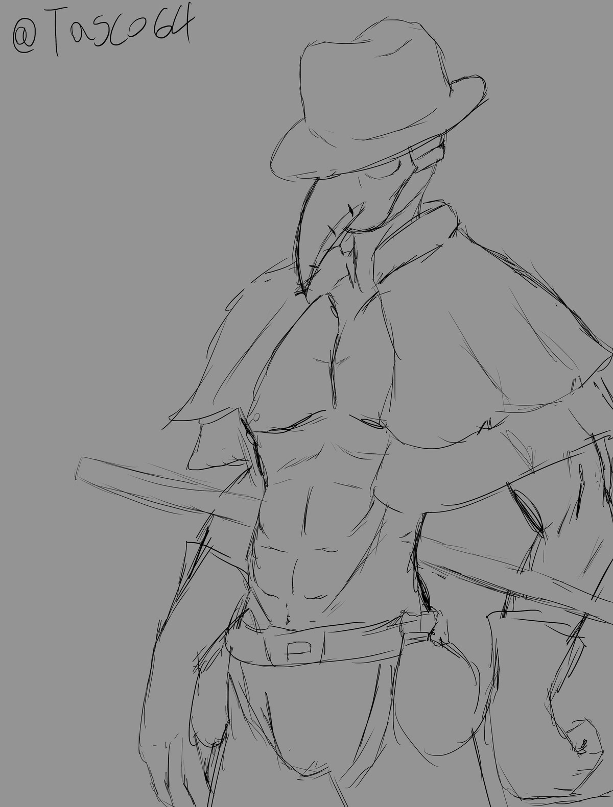DailyDrawing day 208. Sexy Plague doctor. my boy clayishcactus told me to draw a sexy plague doctor. i think i may have misunderstood the request join list: Sup