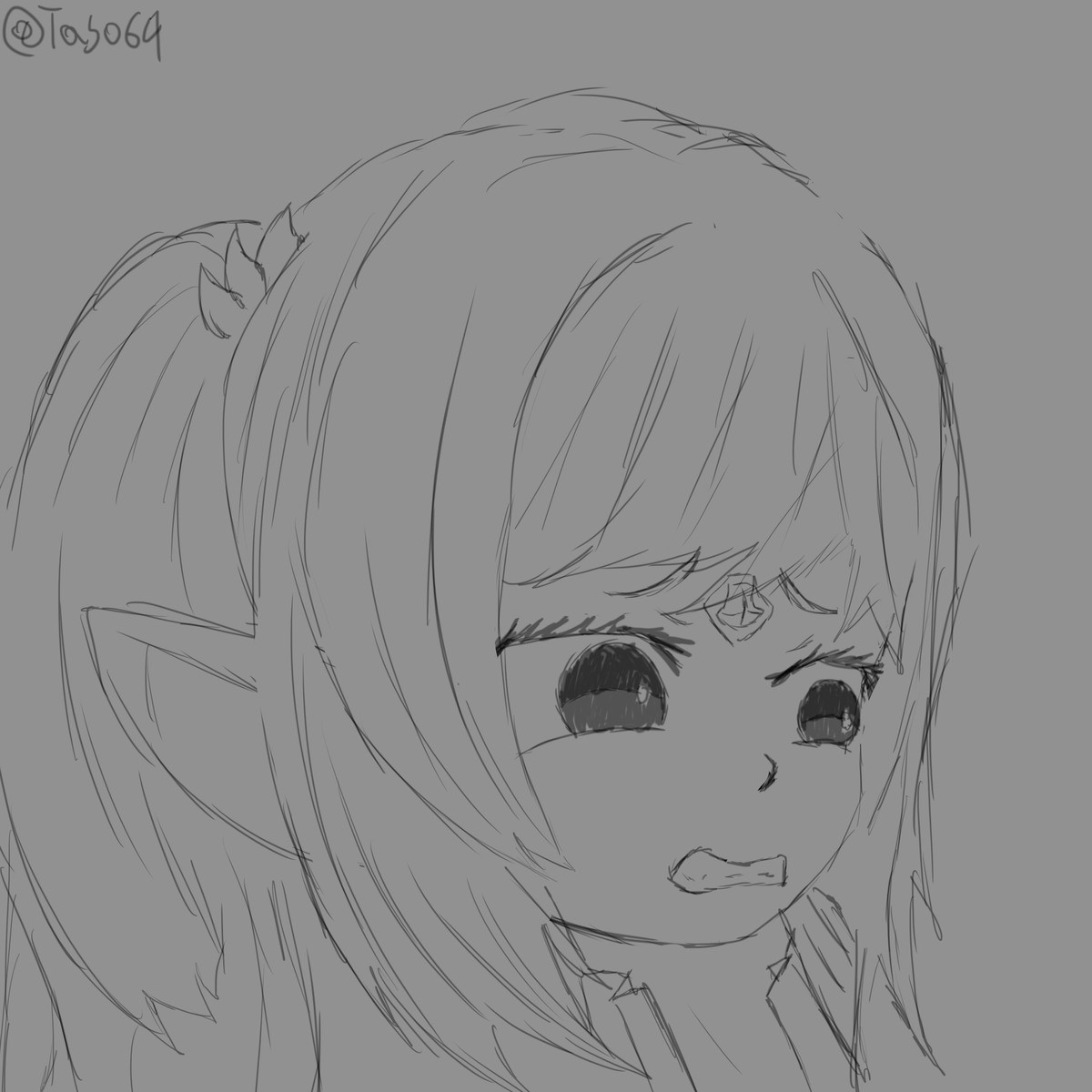 DailyDrawing day 226. multiple. i have been contracted by my friend lynzylu on twitch to draw her stream emotes . she streams FFXIV all the time and atleast onc