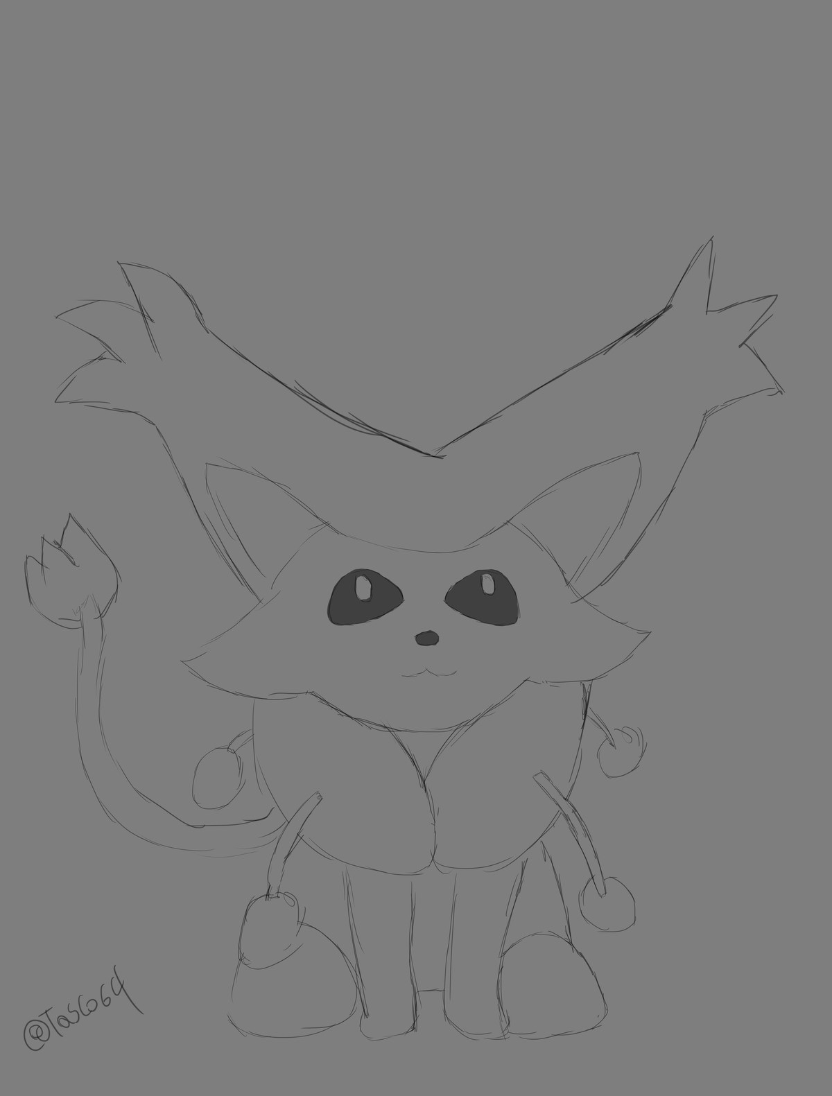 DailyDrawing day 243. delcatty. im definitly suffering from some burn out tonight. so heres a delcatty. im sorry join list: SupernerdART (100 subs)Mention Histo
