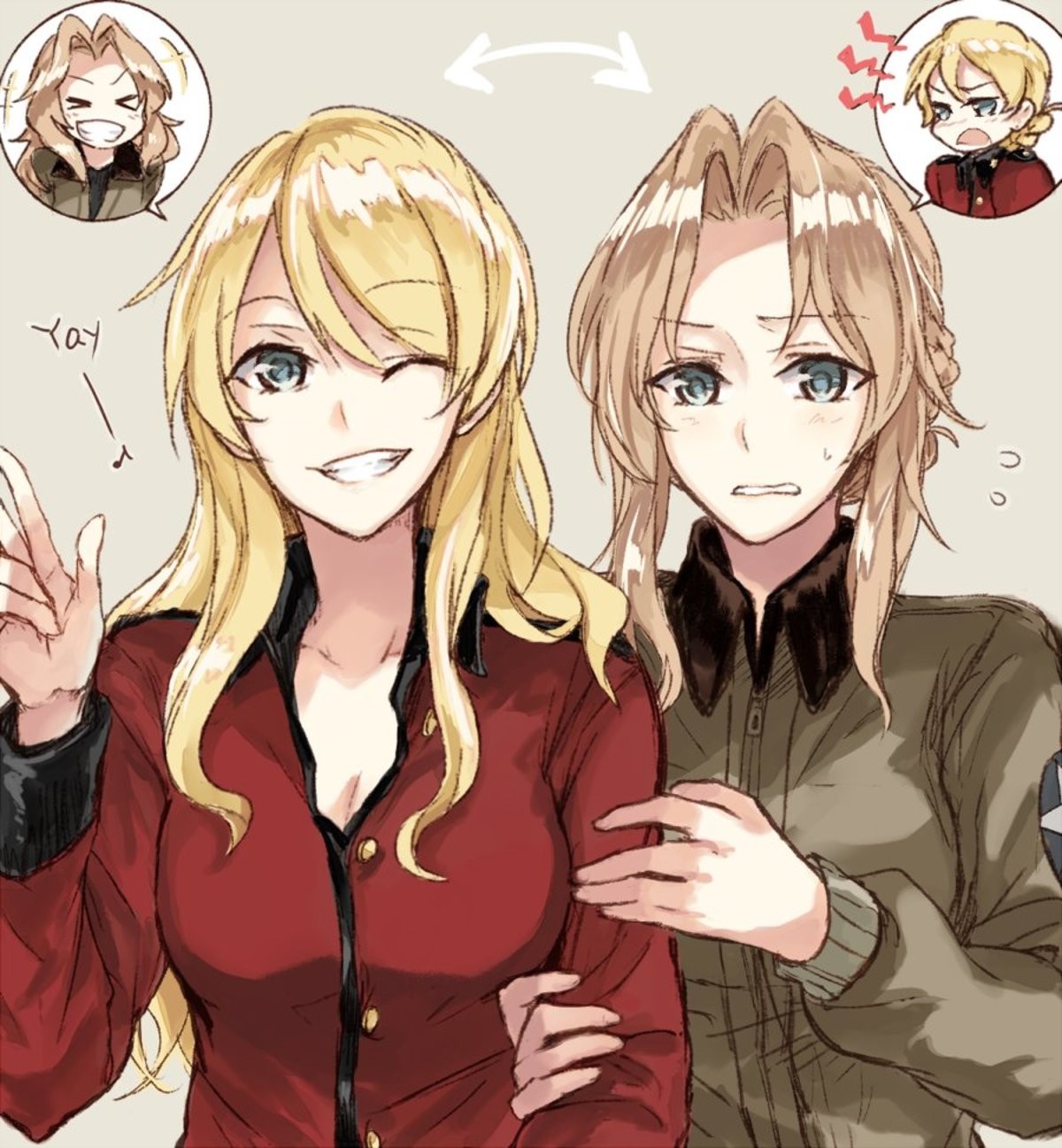 Darjeeling & Kay Swapping Bodies . Source join list: SchoolWaifu (289 subs)Mention History join list:. Maee pls join list: StoicgirlsMention History