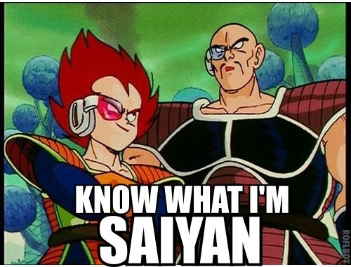 DBZ pun. At least its not over 9000.. no napa its over rated