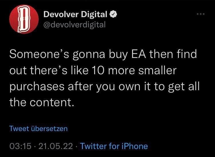 EA to Sell?. ..... Let it burn, let it die For the love of God, let one of the biggest cancers in gaming die.