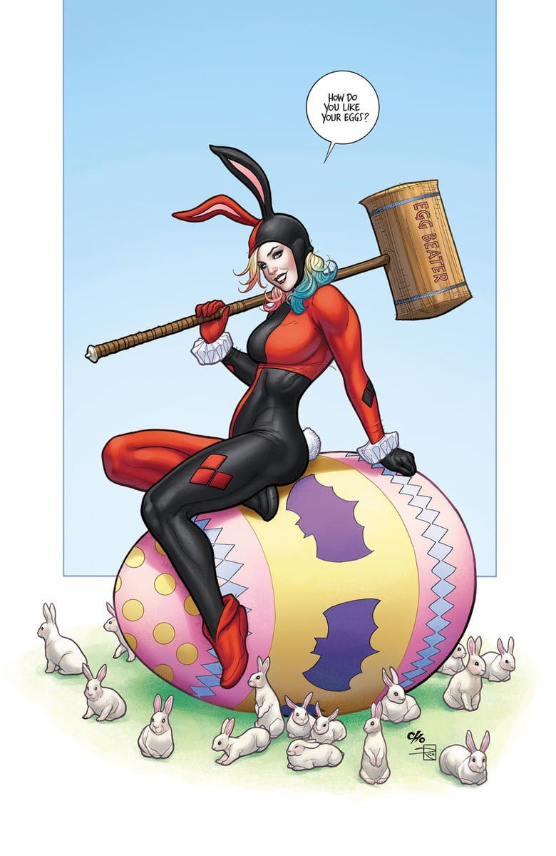 Easter Harley. Source/Artist: Frank Cho.. I want her eggs fertilized. 