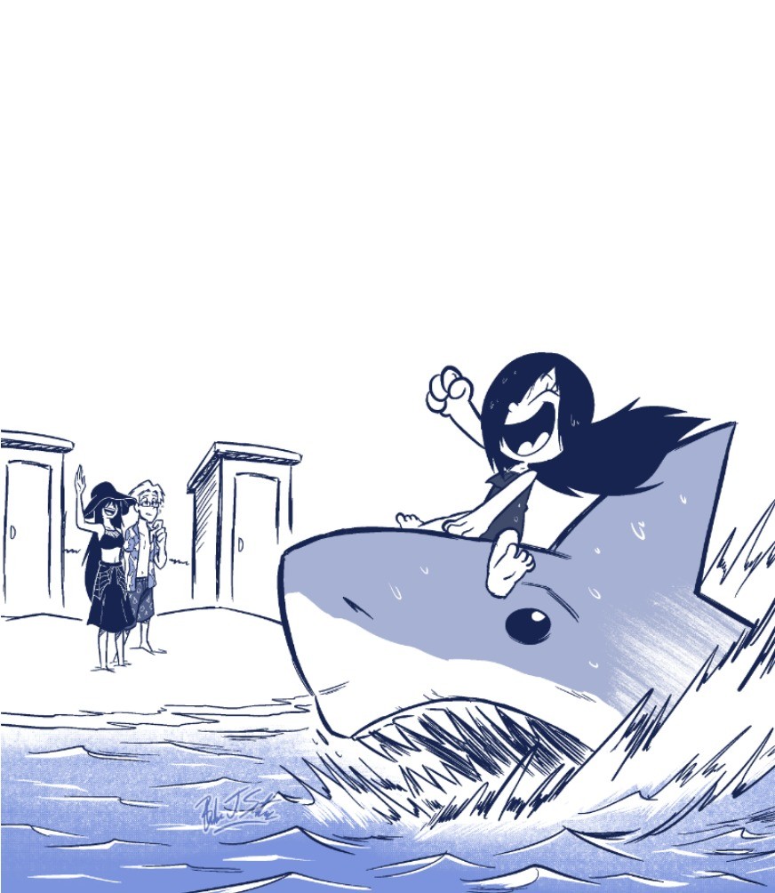 Erma and Jaws. .. I read the title as Erma and . Gonna take a break from FJ for a little while.