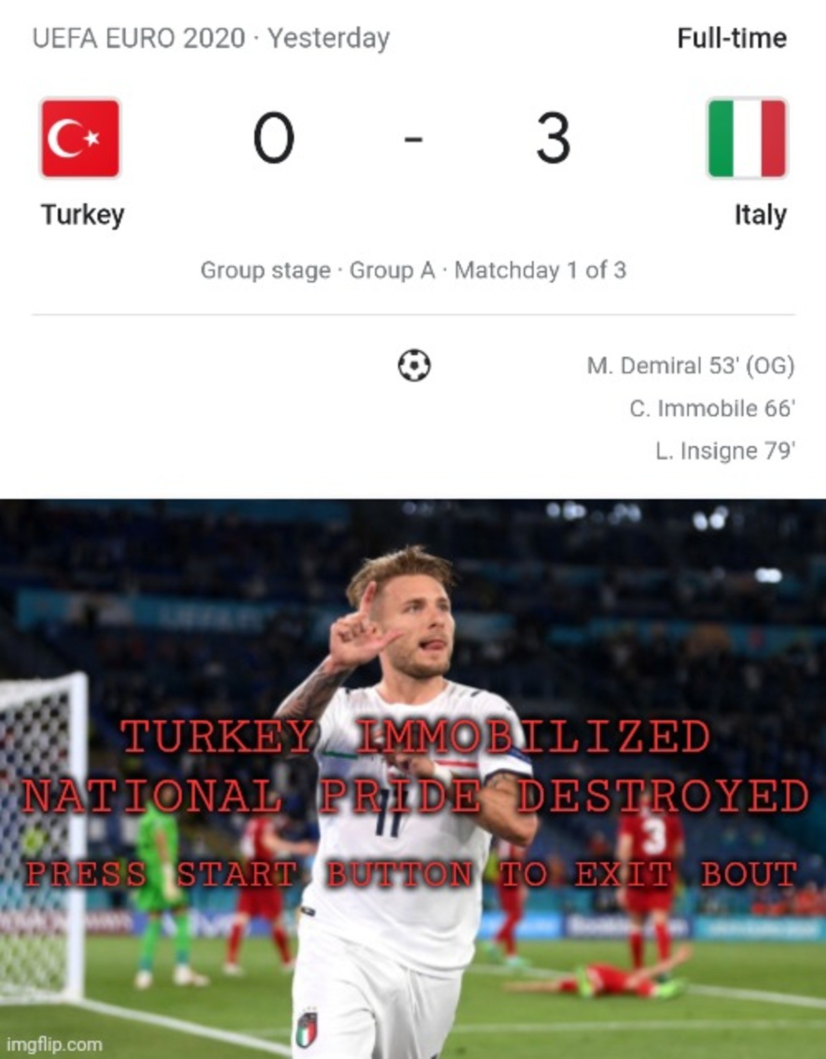 Euro 2020 Arenas of Destruction. .. Eurocup - Has turkey. OFF