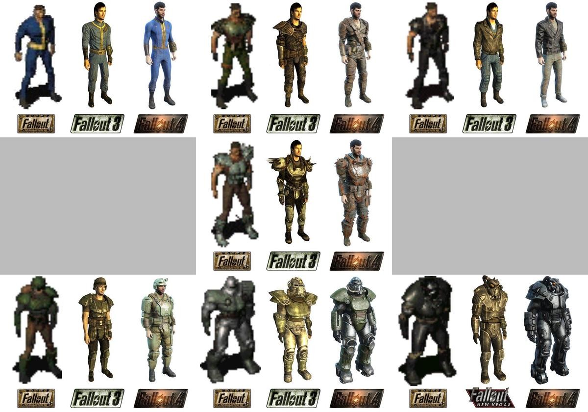 Evolution of Fallout Armor. .. I hate the combat armor helmet in FO4. don't even know why