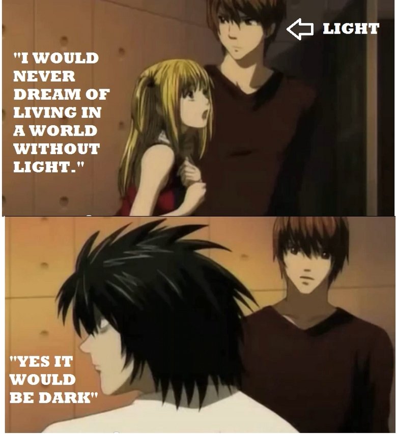 Funny death note scene