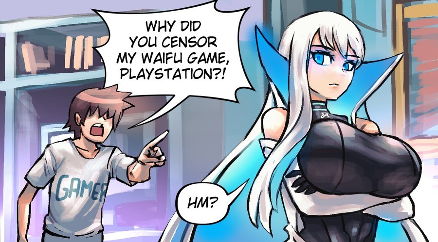 Gamer-Kun's Anime Game Gets Censored. join list: MerryweatherComics (4210 subs)Mention History.. Yoink.