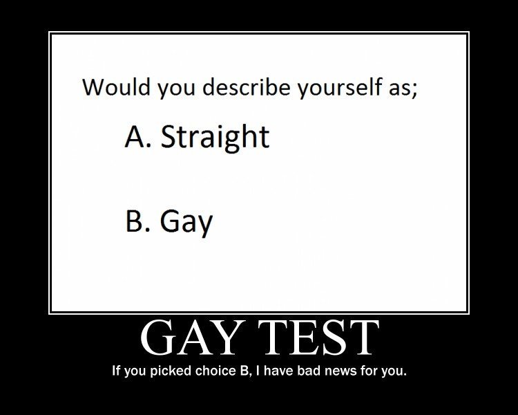 Gay Test. 