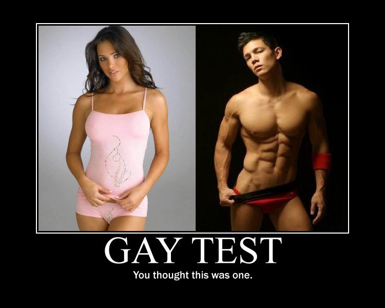 GAY TEST. 