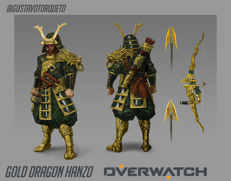 Gold Dragon Hanzo. join list: OverwatchStuff (1426 subs)Mention Clicks: 341999Msgs Sent: 2937073Mention History [trigger large controls collection OverwatchStuf