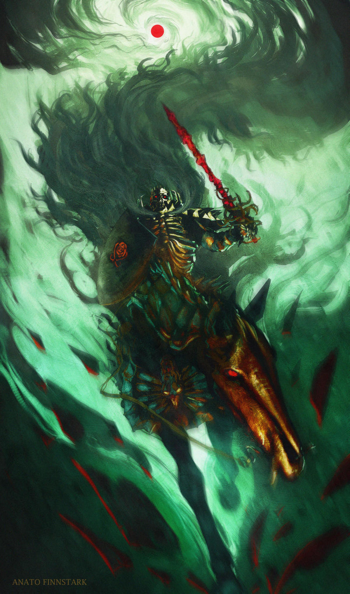 GUESS WHO'S BACK - BACK AGAIN. Art by: Anato Finnstark .. Berserk has a good handle on 1-10 storytelling tension. 1 would be guts just quietly traveling the land, 10 is an apocalyptic event. Like Cable from X-men, when