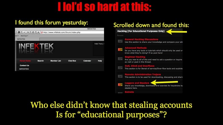 Hacking Forum Fail. Fail Hacking Forums Are Fail.....