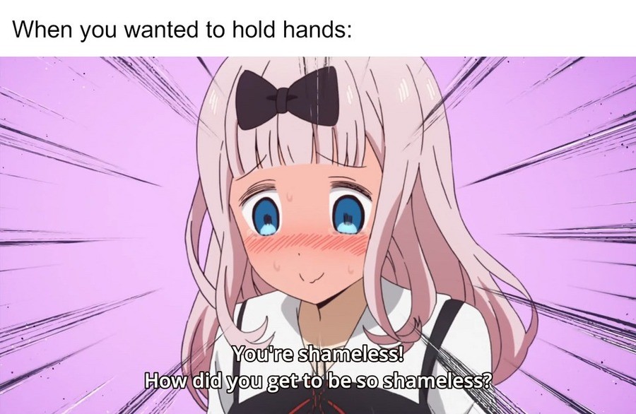 Hand Holding. .. God damn perverts