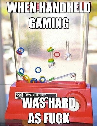 Handheld Gaming. Found this on fb, thought I'd share it with you guys .. I used to play those from McDonalds, with Sonic and everyone else. Those games were frikin fun.