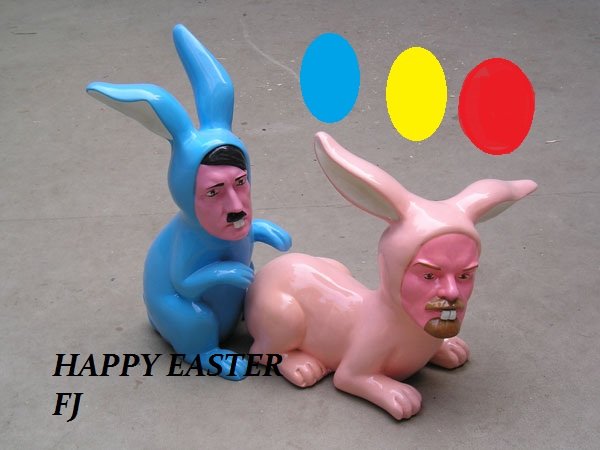 Happy Easter FJ. just to wish you all a happy easter .. beautiful eggs. paint skills...