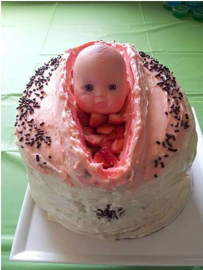 Happy Teenage Pregnancy. do vaginas really look like that.. Gross insinuations aside, anyone else think that cake looks pretty good?