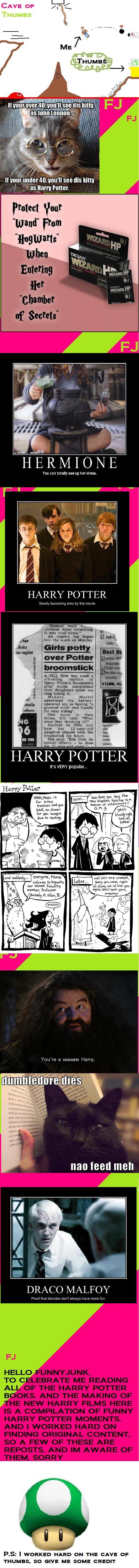 Harry Potter Compilation. Comment and tell me your favorite book and why. Also, you ay need to enlarge for a couple of pictures. If van: underly]. WWII we dis m