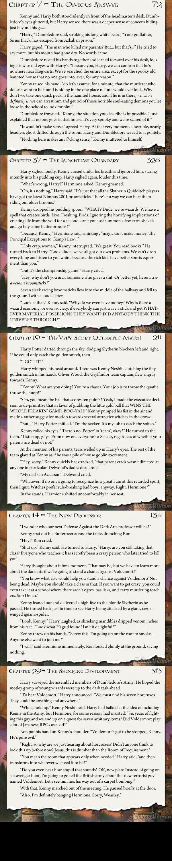 Harry Potter Deleted Character. I Lmao'd so hard after reading this this is what happened when there was another character in the harry Potter series&lt;br /&gt
