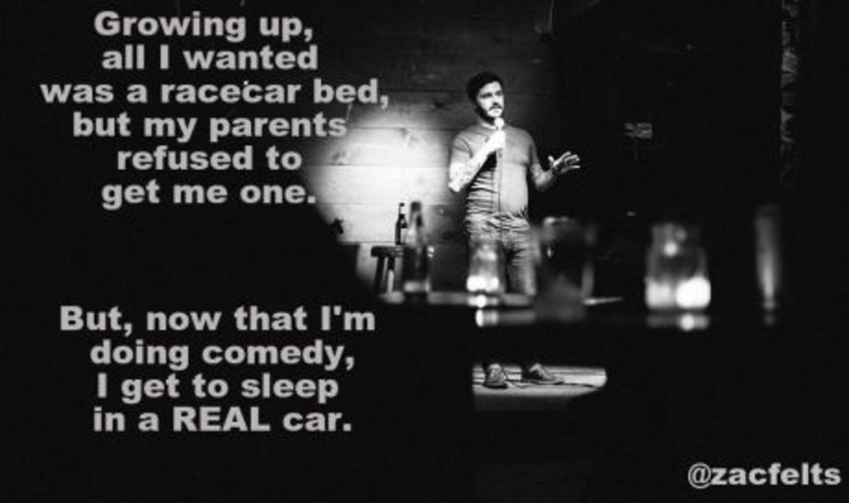 he made it. . Growing up, all I wanted was a race' car bed, but my parent refused to get me one. doing comedy, aeae in a REAL can ili). hahahah that was pretty funny thanks for posting it!