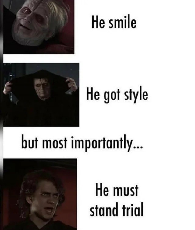 he must. .