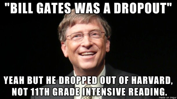He owns a lot of gates. Source: imgur.