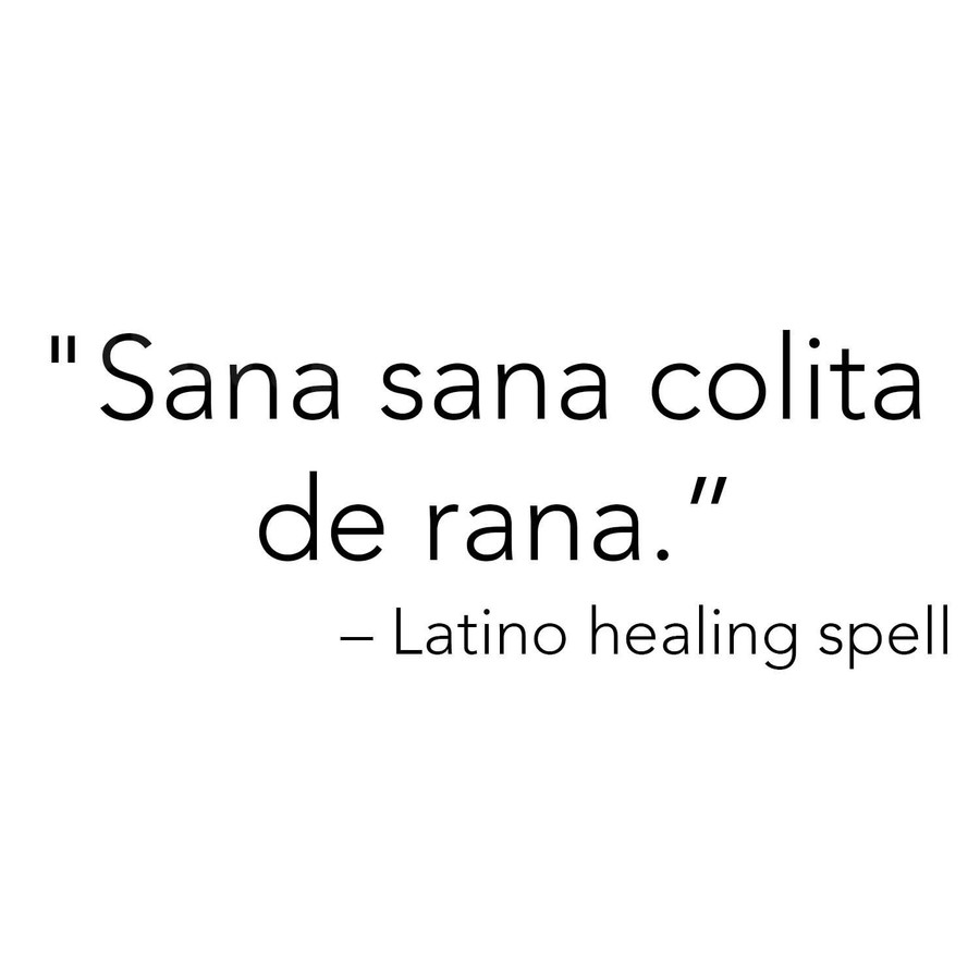Heal heal frog tail. . Latino healing spell