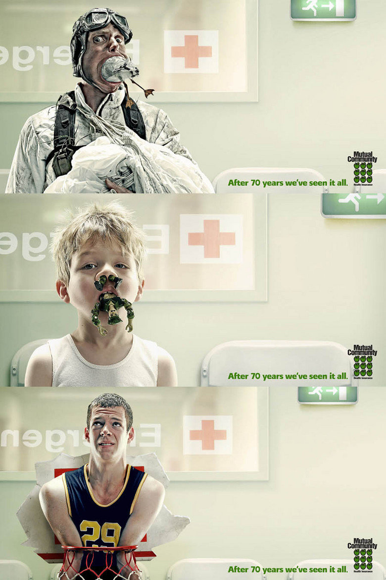 health ad. nice way of advertising. After " years we' seen it all. WE.