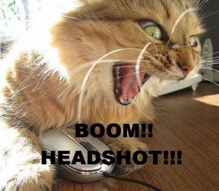 Headshot. .. YOU JUST GOT OWNED, BIATCH!