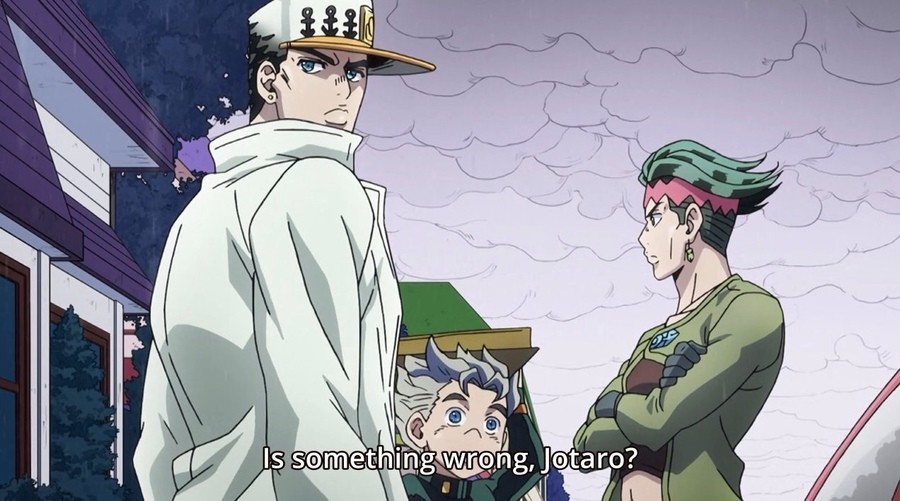 Hella smooth(?). .. jotaro was the strongest character in part 4 but they wrote it so he wasnt included much. Or else the show wouldnt be as long