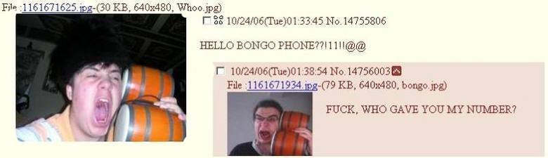 HELLO BONGO PHONE!. I want one.. 10/ ) 01: No. 14755806 HELLO BONGO 10.@@ FUCK, WHO GAVE YETT MY NUMBER?. Lol'd HARD. Thanks for that xD