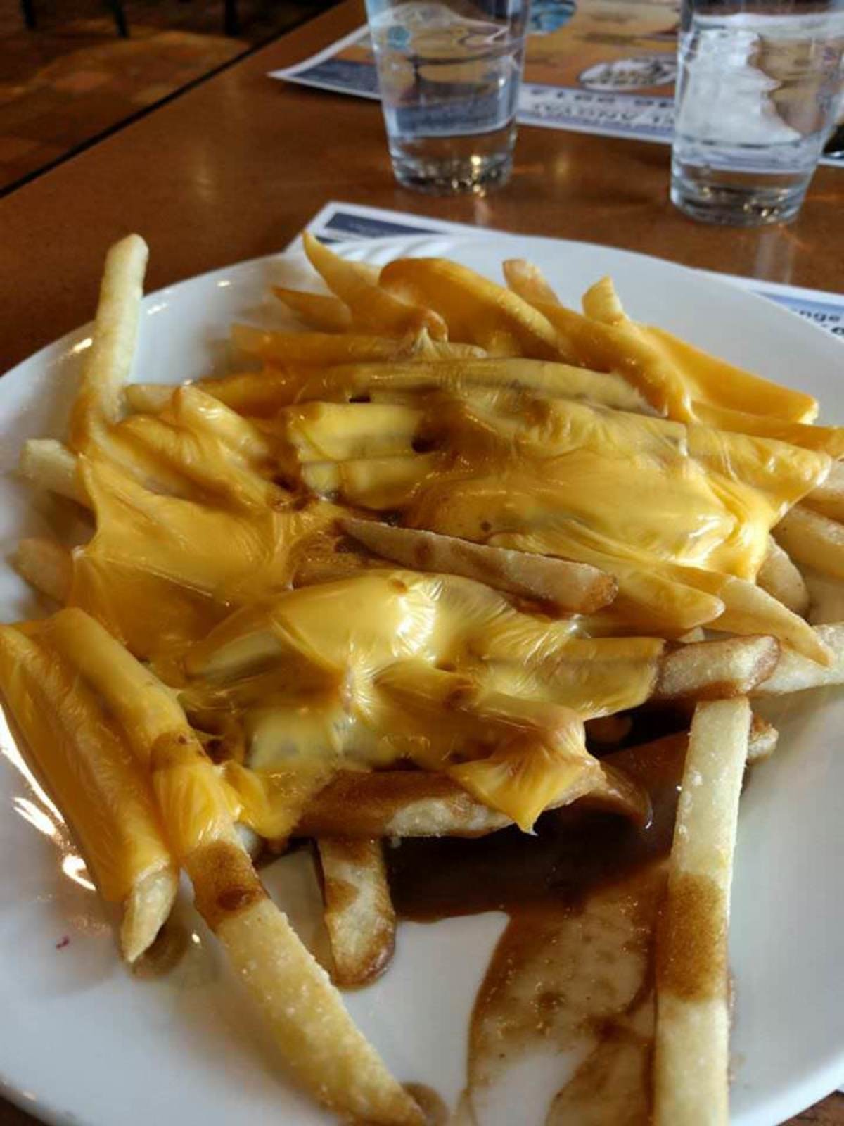Hi America? We need to talk.. Someone ordered poutine in New Jersey and was served this abomination. If you are asked if you serve poutine, and you do not have 