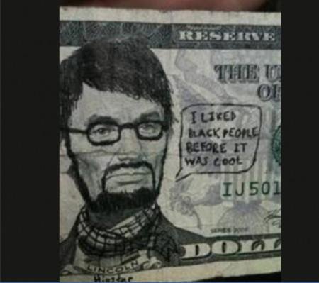 Hipster Lincoln. Probably old but made me lol... Like I said it was probably old