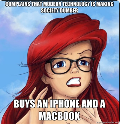 hipster logic. oc.. But why is it Ariel?
