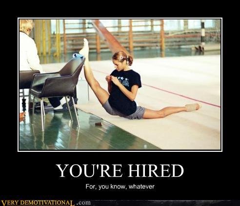 Hired. . YOU' RE HIRED For, YT) ll krung.. whattever. nnnngghhhh... fap fap