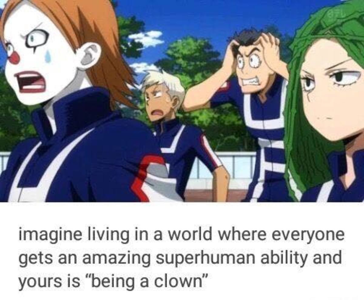 Hisoka??. . imagine living 1'.' , '] world I! , ilr', l everyone tummar. Citi/ iii ' ', superhuman ability l! lright yours is “being 'ilk] clown”. This reminds me of the kid from X-men whose power is literally to kill everyone within a certain radius from him. This makes you think that for every person who