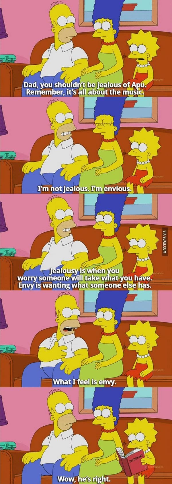 Homer quote. .. those definitions never felt right to me