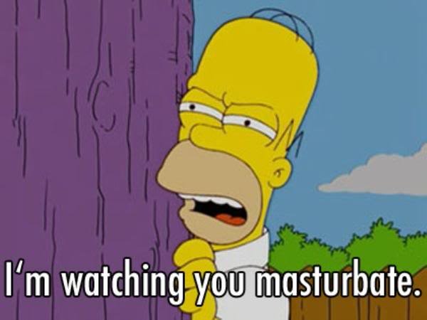 homer simpson watches you. .