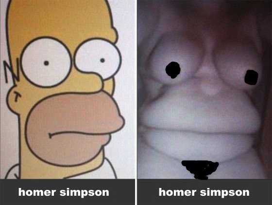 Homer Simpson! lol. awkward! !!! lol. homer homer simpson. the sad thing is that u still that1