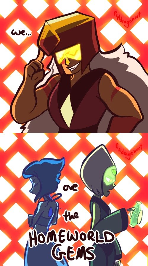 Homeworld gems. .. Lapis was a prisoner she's not part of them why don't people ever realize it