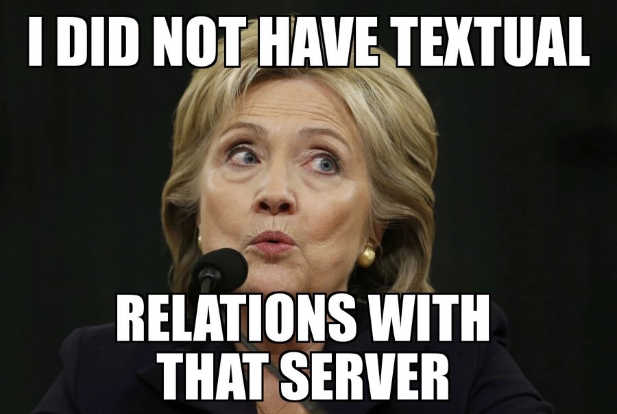 honest Hillary. .