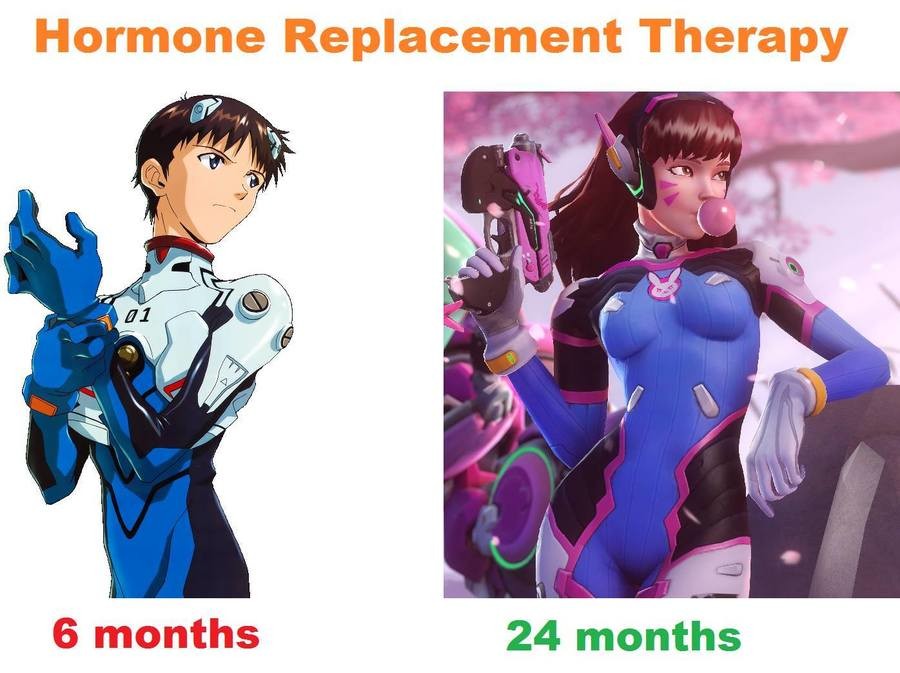 Hormones at their finest. . Hormone Replacement Therapy 6 onths std:: i, months. So you're saying it makes people less of a whiney little bitch and will get in the robot?