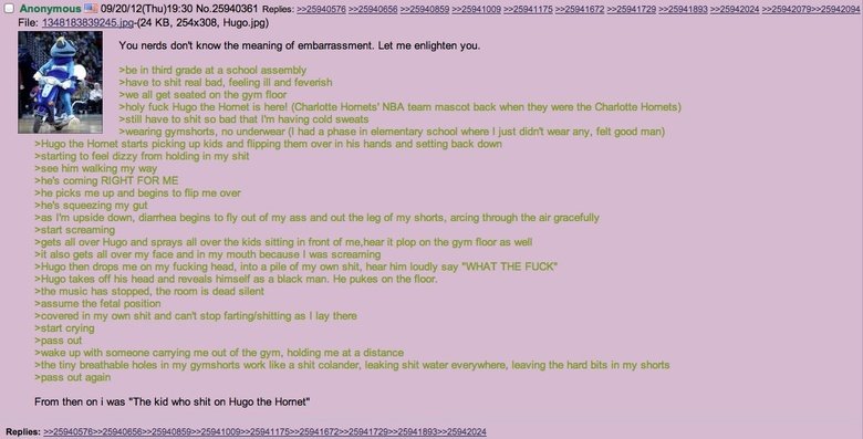 hornet. Not oc. fee nerds knew the meaning cf embarrass meet. Lat me enlighten yeti. em in third grade ate wheel assembly Mohave shit real bad, feeling ill and 