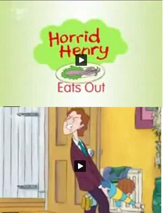 Horrid Henry Does WHAT. Weird screencaps from an actual episode!.