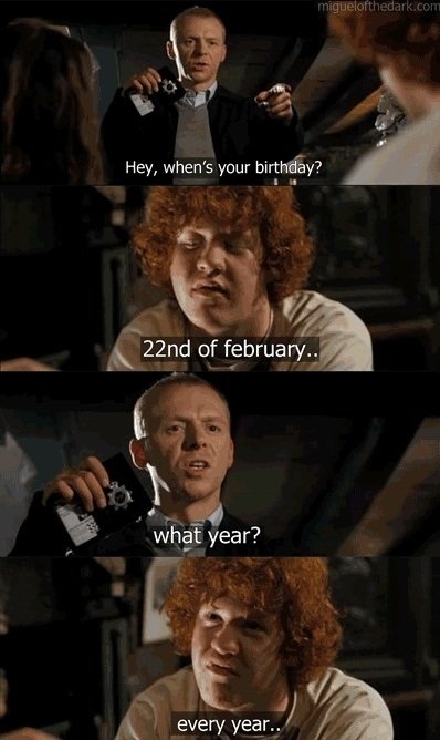 Hot Fuzz. Friend me, I accept everyone . Hey, when' s your birthday?. because no ones posted this in gif form yet.